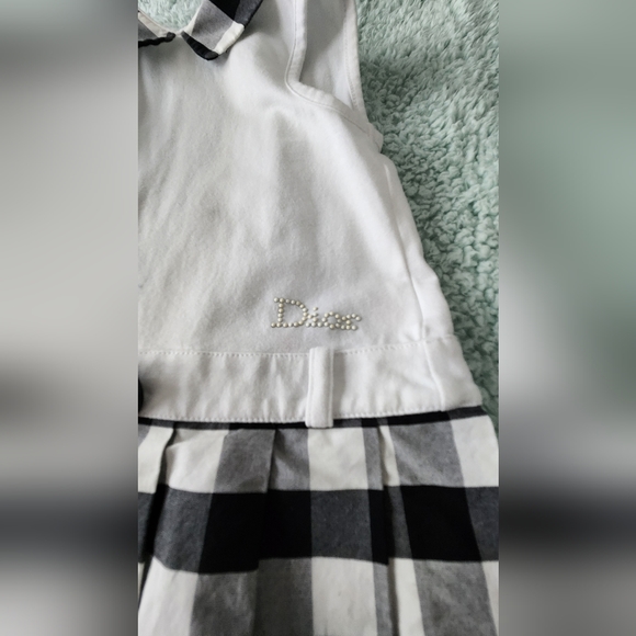Authentic DIOR Dress with separate cardigan Gingham - Picture 10 of 10